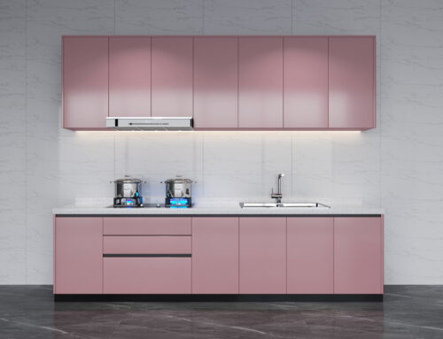 RTA PEACHBLOSSOM FLAT KITCHEN CABINET